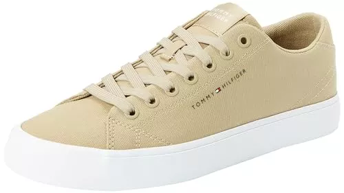 Tommy Hilfiger Sneaker & Sportschuhe Tommy Hilfiger Herren Th Hi Vulc Low Canvas Fm0fm04882 Vulkanisierte Sneaker