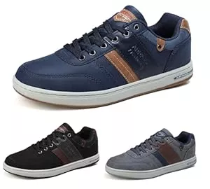 ARRIGO BELLO Sneaker & Sportschuhe ARRIGO BELLO Freizeitschuhe Herren Sneaker PU Leder Walkingschuhe Atmungsaktive Athletic Formal Classic Sportschuhe Schuhgröße 41-46