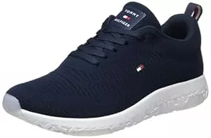 Tommy Hilfiger Sneaker & Sportschuhe Tommy Hilfiger Herren Corporate Knit Rib Fm0fm02838 Runner Sneaker