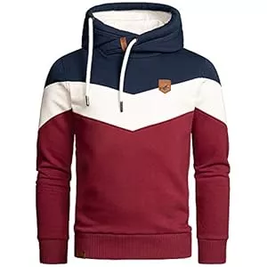 Amaci&Sons Kapuzenpullover Amaci&Sons Herren Basic Kapuzenpullover Sweatjacke Pullover Hoodie Sweatshirt 4052