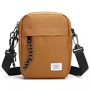 MDJYMYZ Taschen & Rucksäcke Handy Umhängetasche Herren, Handy Schultertasche mit Geldbörse Herren, Klein Handytasche zum Umhängen Wasserdichte Reißverschluss Herrentasche Handtasche Handy Brieftasche Messenger Bag Kuriertasche