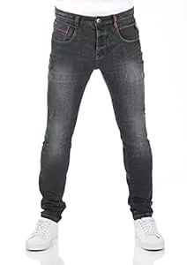 riverso Jeans riverso Herren Jeans Hose RIVCaspar Slim Fit Jeanshose Used Look Baumwolle Denim Stretch Schwarz Blau Grau w29 w30 w31 w32 w33 w34 w36 w38 w40