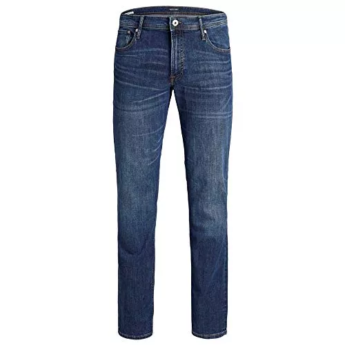 JACK &amp; JONES Jeans Jack &amp; Jones Male Slim Fit Jeans mit geradem Bein Plus Size JJITIM JJORIGINAL AM 814 PLS Slim Fit Jeans mit geradem Bein