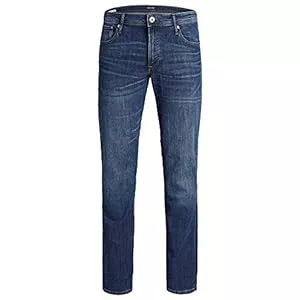 JACK & JONES Jeans Jack & Jones Male Slim Fit Jeans mit geradem Bein Plus Size JJITIM JJORIGINAL AM 814 PLS Slim Fit Jeans mit geradem Bein