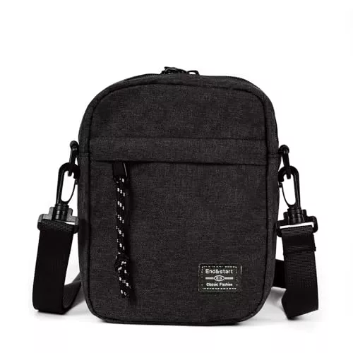 TAN.TOMI Taschen & Rucksäcke TAN.TOMI Umhängetasche Herren Klein Schultertasche Herren Crossbody Bag Herren, Wasserdichte Herren Umhängetasche aus Polyester, Tasche Herren Geeignet für Outdoor-Sport und Wandern