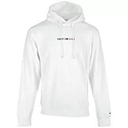 Tommy Jeans Kapuzenpullover Tommy Jeans Herren TJM Straight Logo Hoodie Sportsweatshirt