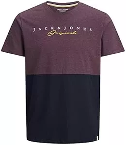 JACK & JONES T-Shirts JACK & JONES Herren Jorstation Tee Ss Crew Neck STS T-Shirt