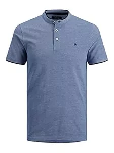 JACK & JONES Poloshirts JACK & JONES Male T-Shirt Einfarbig Polo T-Shirt