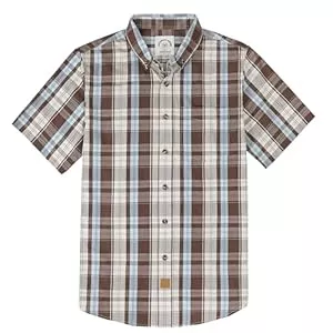 Dubinik Hemden Dubinik®Freizeithemden Für Herren Kurzarmhemd Herren Sommer Arbeitshemden Outdoor Button Down Hemd Herren Kurzarm Regular Fit