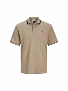 JACK & JONES Poloshirts JACK & JONES Herren Jcohass Logo Polo Ss Sn Poloshirt