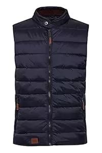 b BLEND Westen Blend BHCam Herren Weste Steppweste Outdoor Weste mit Stehkragen