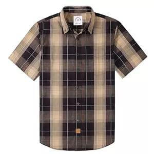 Dubinik Hemden Dubinik®Freizeithemden Für Herren Kurzarmhemd Herren Sommer Arbeitshemden Outdoor Button Down Hemd Herren Kurzarm Regular Fit