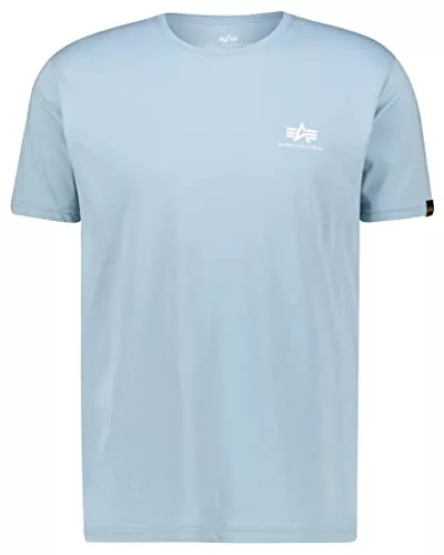 ALPHA INDUSTRIES T-Shirts ALPHA INDUSTRIES Herren Basic T Small Logo T-Shirt, Blickdicht