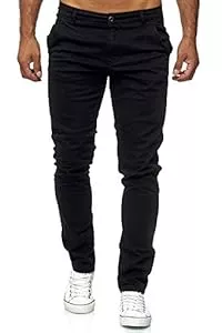 Elara Jeans Elara Herren Chino Hose Slim Fit Stretch Chunkyrayan