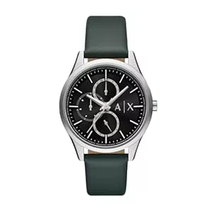 Armani Exchange Uhren Armani Exchange Herren Analog Quarz Uhr mit Leder Armband AX1883