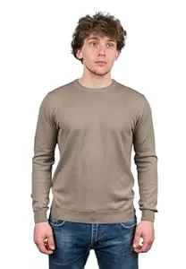 Dalle Piane Cashmere Pullover & Strickmode Dalle Piane Cashmere - Rundhals 100% Baumwolle, Made in Italy - Herren