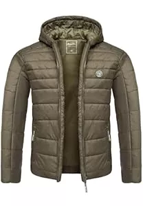 Amaci&Sons Jacken Amaci&Sons Herren Steppjacke Outdoor Basic Patch Jacke 9109