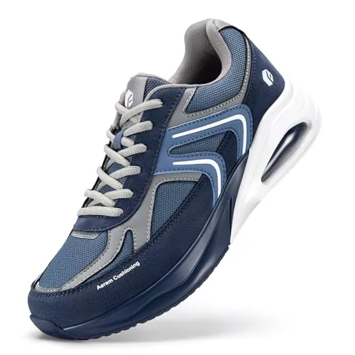 FitVille Sneaker & Sportschuhe FitVille Sneaker Herren Extra Weite Laufschuhe mit Luftkissen Dämpfung Sportschuhe Atmungsaktiv Turnschuhe Leichte Joggingschuhe rutschfest Straßenlaufschuhe Walkingschuhe Fitnessschuhe