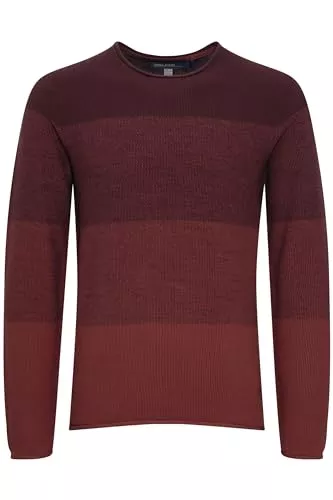 b BLEND Pullover & Strickmode Blend BHBenno Herren Strickpullover Feinstrick Pullover mit Rundhals-Ausschnitt 100% Baumwolle Regular fit