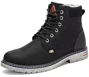 Mishansha Stiefel Mishansha Herren Winterstiefel Warme Gefüttert Winterschuhe rutschfest Klassische Winter Boots