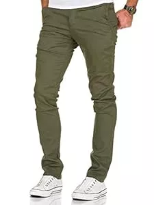 Amaci&Sons Hosen Amaci&Sons Herren Slim Fit Stretch Chino Hose Jeans 7010-09