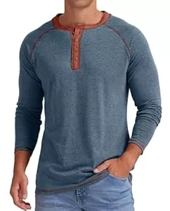 Sailwind Langarmshirts Sailwind Herren Henley Langärm T-Shirt Baumwolle Freizeithemd Herren Basic Top Shirt