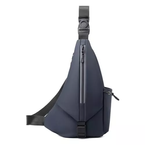 Goecice Taschen & Rucksäcke Brusttasche Herren Umhängetasche Sling Bag Wasserdicht Crossbody Bag Herrentasche Zum Umhängen Schultertasche Herren Handytasche Männer Tasche für Tägliches Sportarten Reise Wandern