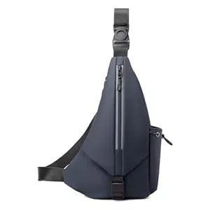 Goecice Taschen & Rucksäcke Brusttasche Herren Umhängetasche Sling Bag Wasserdicht Crossbody Bag Herrentasche Zum Umhängen Schultertasche Herren Handytasche Männer Tasche für Tägliches Sportarten Reise Wandern