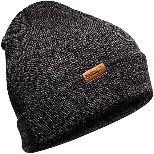 FanVince Hüte & Mützen FanVince Mütze Männer Frauen Winter Thermomützen Strickmütze mit Bündchen Warme Damen Herren Geschenke