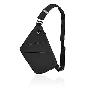 Fibrdoo Taschen & Rucksäcke Fibrdoo Brusttasche, Anti-Diebstahl Sling Bag, Crossbody Schultertasche Herren Damen klein für Freien Reisen Wandern Joggen