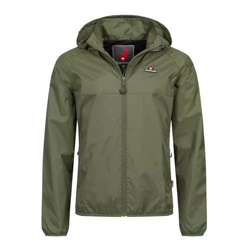 Höhenhorn Jacken Höhenhorn Rigi Herren Regen Jacke Outdoor Rain Freizeitjacke Kapuze Regenjacke