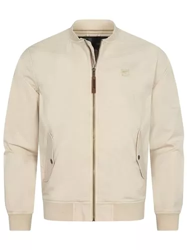 Indicode Jacken Indicode Herren INOrnel Bomber-Jacke mit Stehkragen & Reißverschluss | Übergangsjacke für Männer