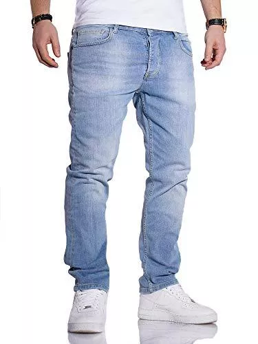 Rello &amp; Reese Jeans Rello &amp; Reese Herren Jeans Straight Fit Denim Hose Regular Stetch