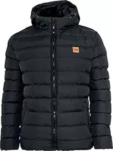 Urban Classics Jacken Urban Classics Herren Jacke Basic Bubble Jacket, Winterjacke für Männer mit Kapuze, in vielen Farben erhältlich, Größen XS - 5XL